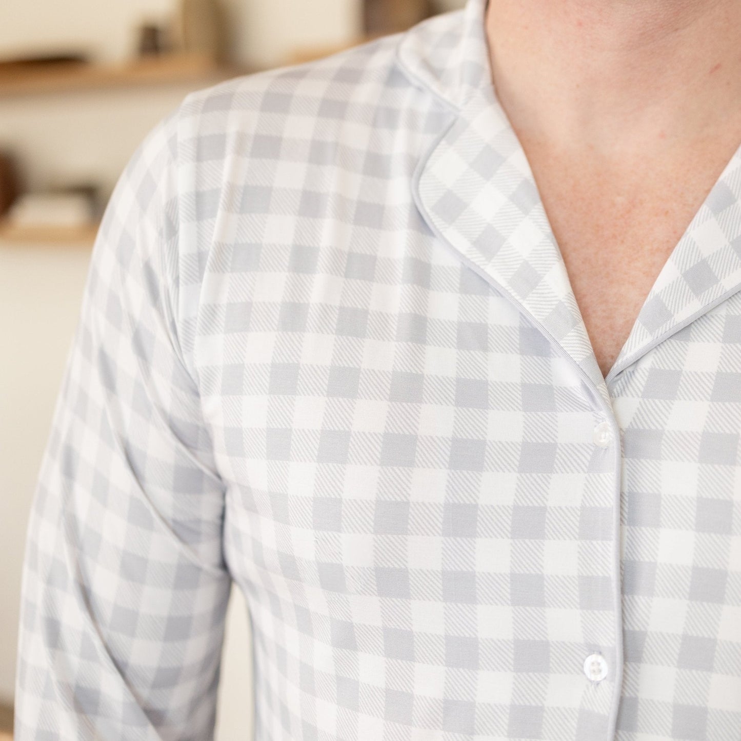 Sullivan's Gingham Unisex Adult Button Down Set