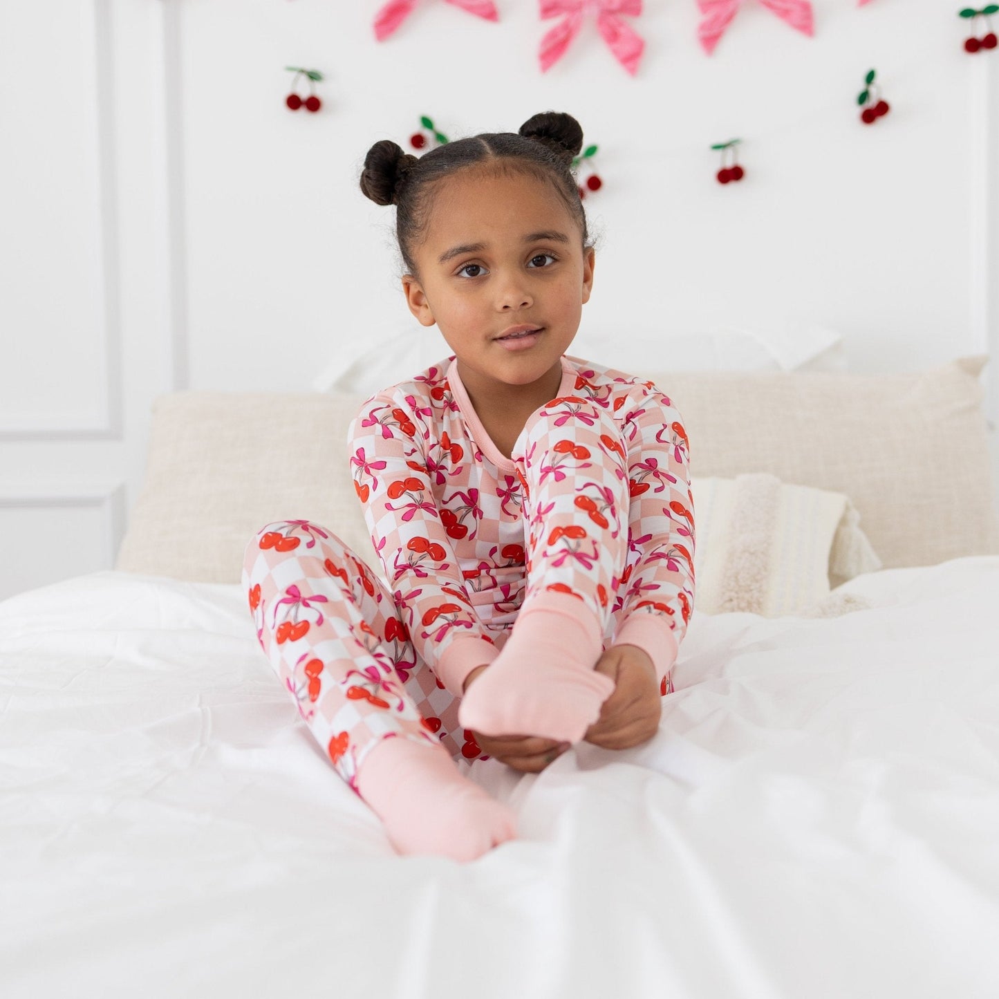 Sweet Cherry Love Toddler PJs