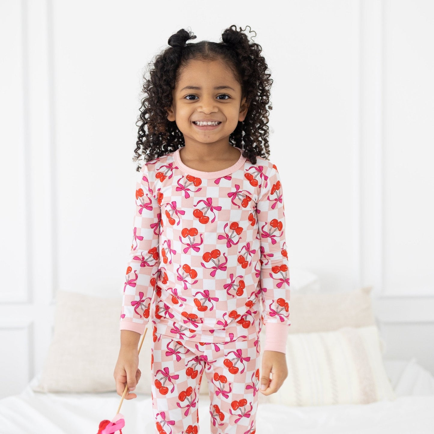 Sweet Cherry Love Toddler PJs