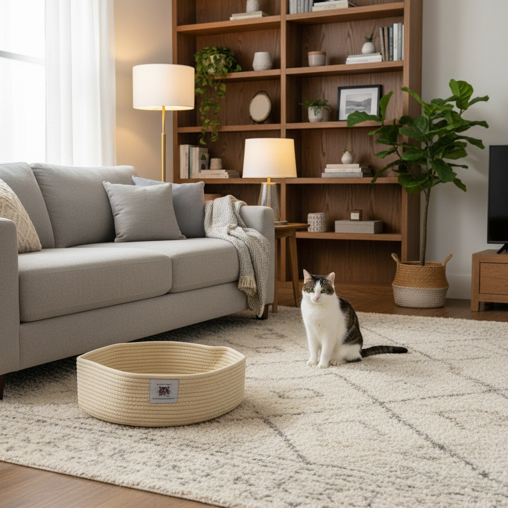 Cotton Rope Cat Bed