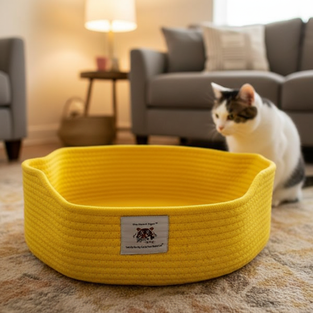 Cotton Rope Cat Bed