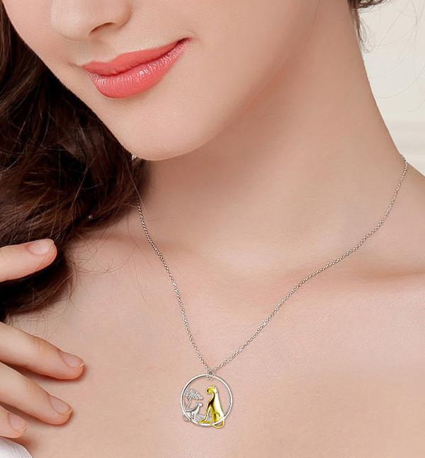 Lion and Cub Necklace