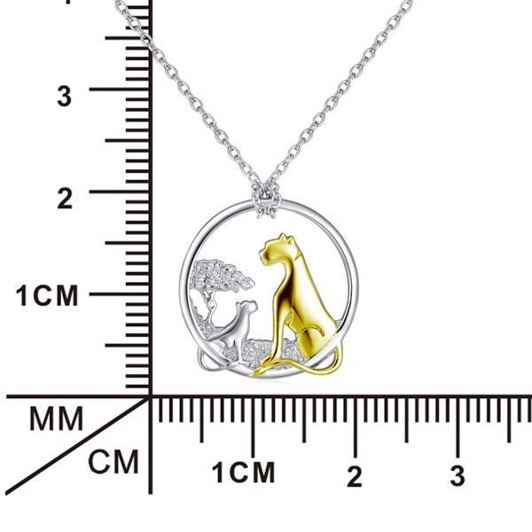 Lion and Cub Necklace
