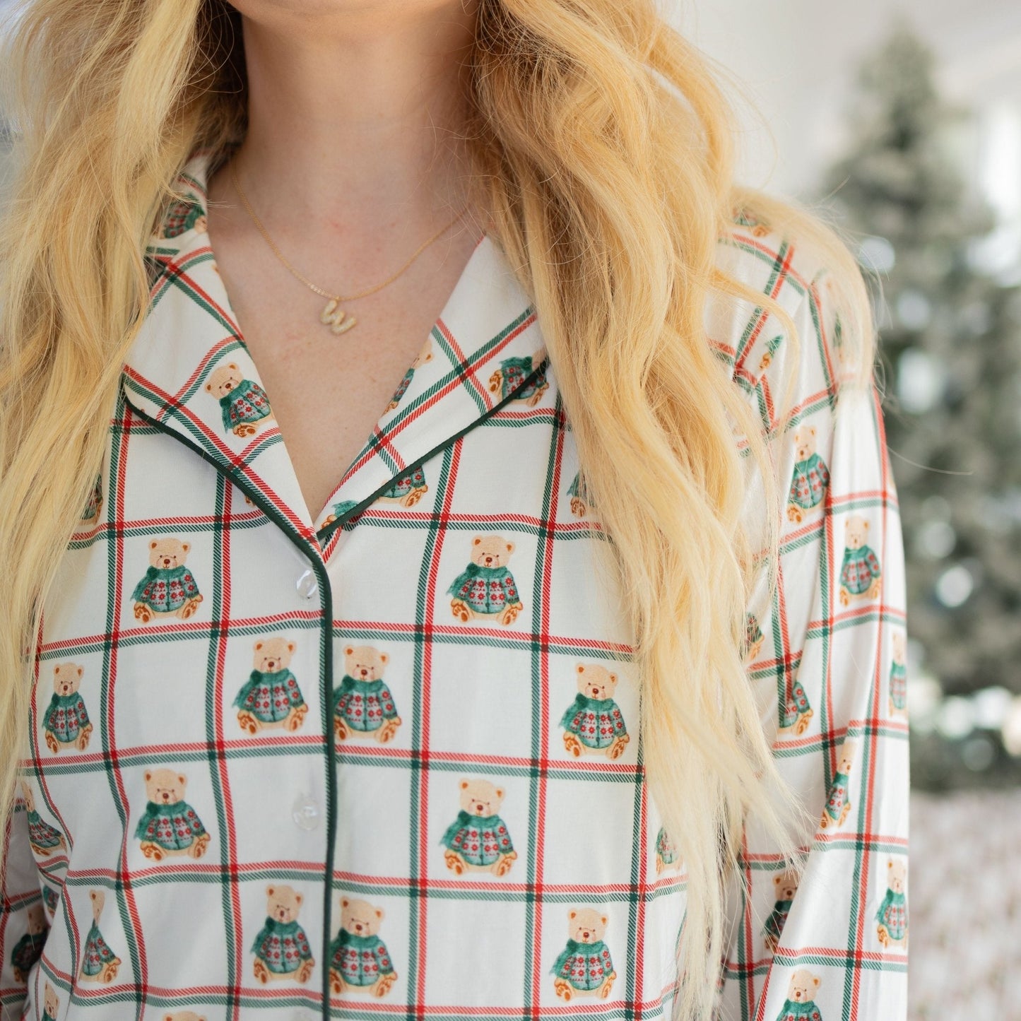 Vintage Teddy Unisex Adult Button Down Set