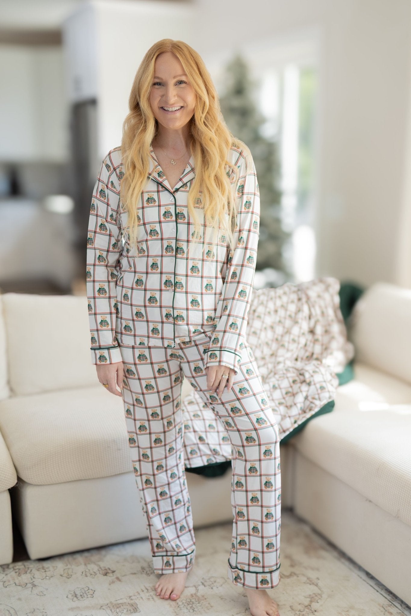 Vintage Teddy Unisex Adult Button Down Set