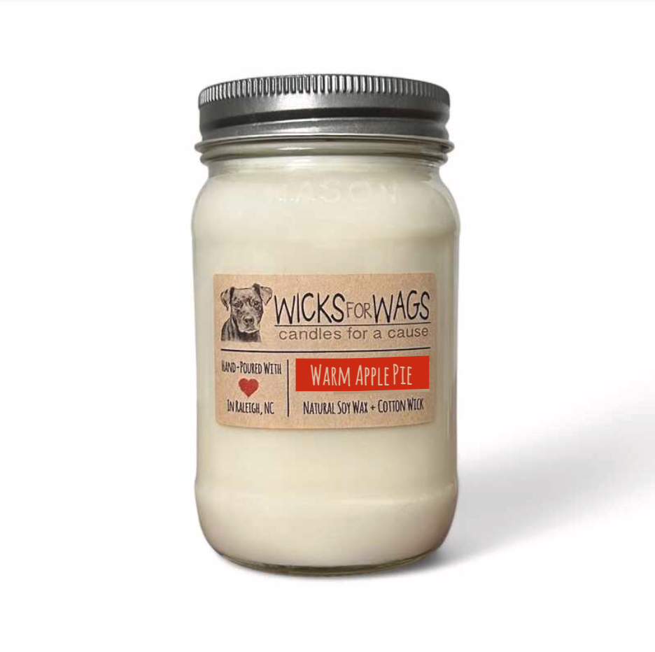 Warm Apple Pie | Large Mason Jar
