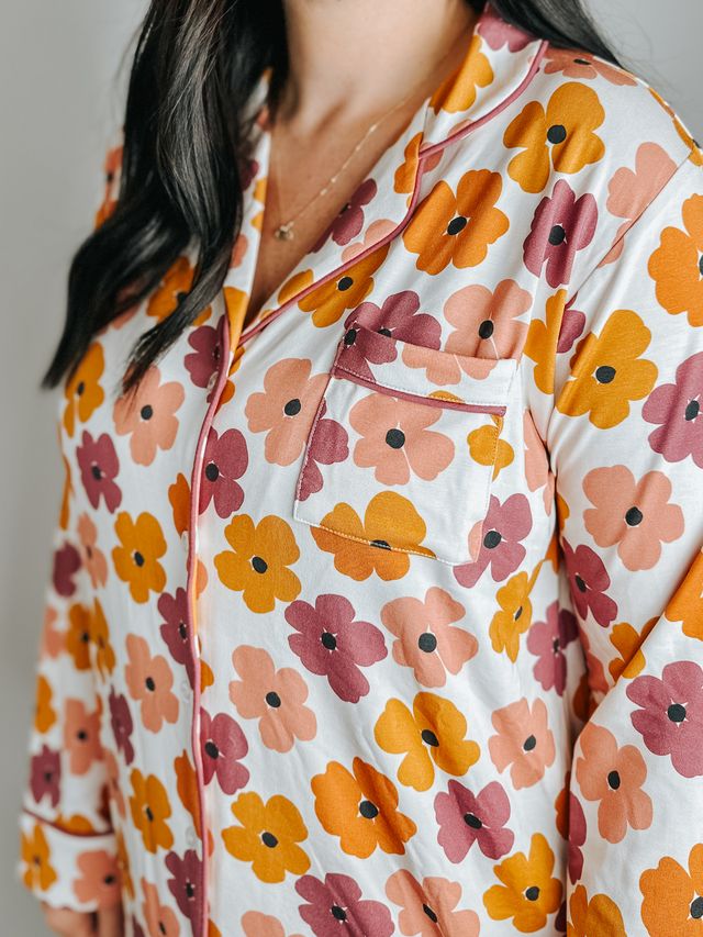 XL Blossom Women's Button Up Dress