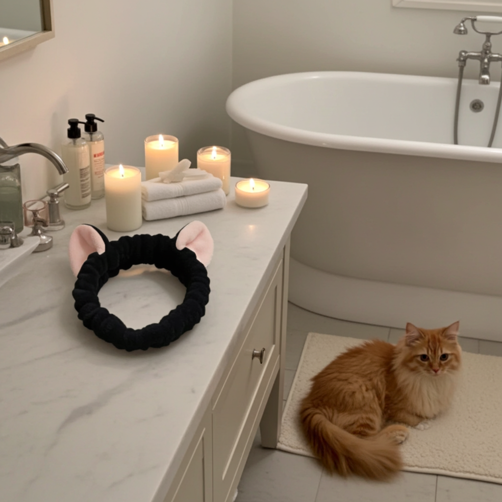 Cat Ear Spa Headband