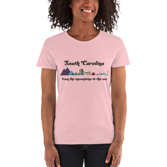 Women's short sleeve t-shirt - South Carolina