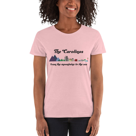 Women's short sleeve t-shirt - The Carolinas