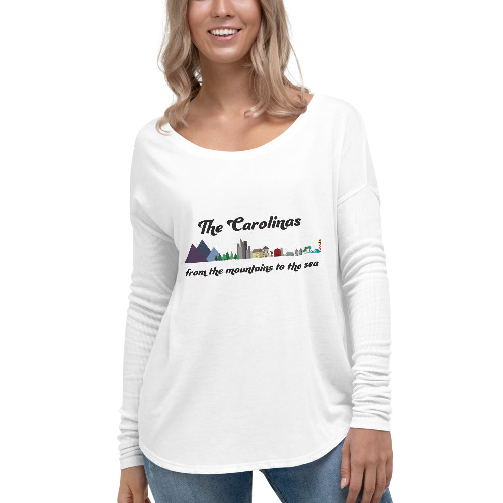 Ladies' Long Sleeve Tee - The Carolinas