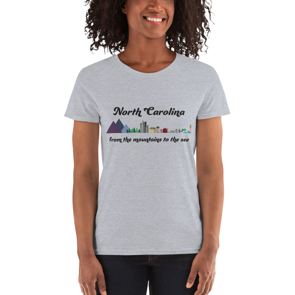 Women's short sleeve t-shirt - North Carolina