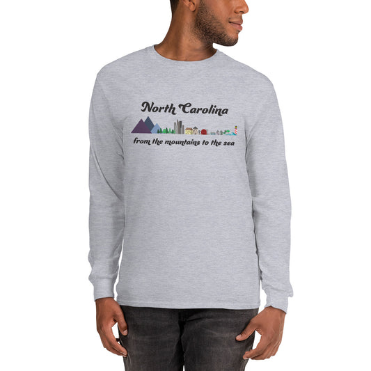 Men’s Long Sleeve Shirt - North Carolina