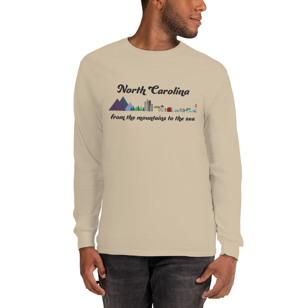 Men’s Long Sleeve Shirt - North Carolina